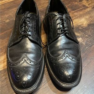 Vintage Bilrite Soft Nylon Wingtip Oxford Shoes size 10